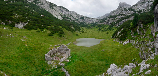 Hochalpine Wüstungsforschung im Tennengebirge, Pitschenbergalm. ANISA-Forschungswoche 2014