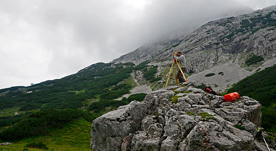 Hochalpine Wüstungsforschung im Tennengebirge, Pitschenbergalm. ANISA-Forschungswoche 2014