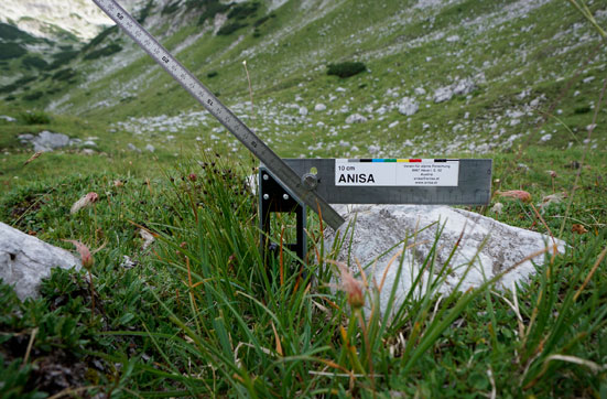 Hochalpine Wüstungsforschung im Tennengebirge, Pitschenbergalm. ANISA-Forschungswoche 2014