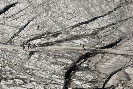 Dachstein.Hallstätter Gletscher.  Flaniermeile 2011. © ANISA