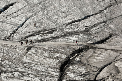 Dachstein.Hallsttter Gletscher.  Flaniermeile 2011.  ANISA