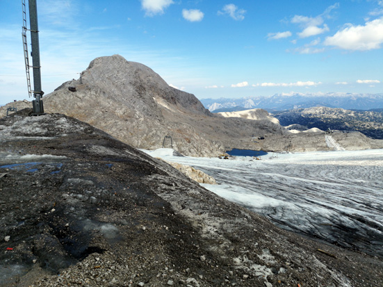 Gletscher; Gletscherforschung, Plogging; Archäologie; Dachsteingebirge; Scgladminger; Hallstätter; Müll; Müllforschung, Forschung; Gletscher-Plogging; Franz Mandl; Forschungsberichte der ANISA für das Internet 8 2018