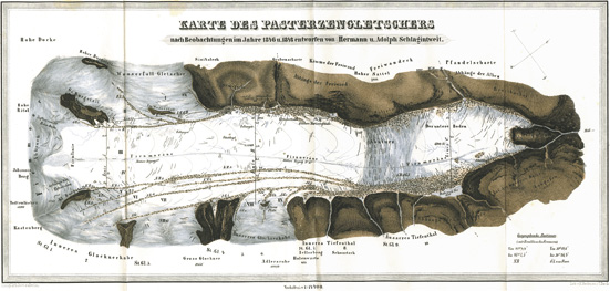 Die Pasterze in der Glocknergruppe (Grossglockner) als Klimaindikator. Vergleiche der Gletscherschmelze von 1850 bis 2015. Ein Beitrag der ANISA, Verein fr alpine Forschung.