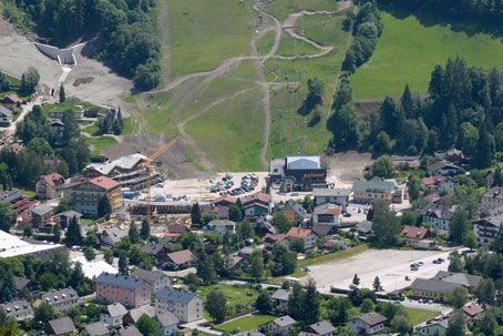 Schladming vor dem Umbau fr die Ski-WM-2013