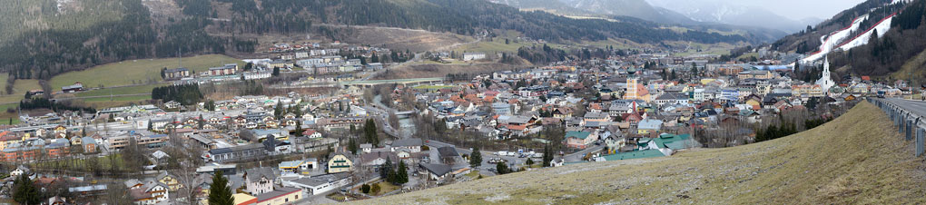 Schladming von Sdwesten gesehen, 11 01 2013