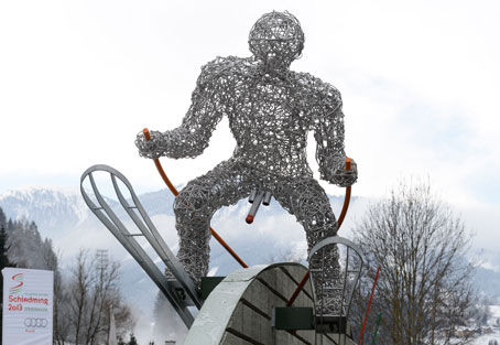 Skifahrer als Gesamtkunstwerk, Ski-WM-Schladming 2013