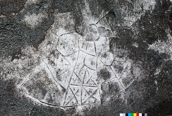 Felsbild Dokumentationen in den 1980er Jahren im Tennengebirge, ANISA