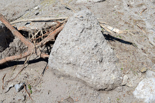 Mure überdeckt bronzezeitliche Kulturschichten in Wörschach (Ennstal, Steiermark) Foto: Franz Mandl, ANISA 2014)